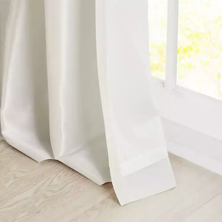 Curtains & Drapes-Kirklands Home Twist Top Curtain Panel, 108 in. White