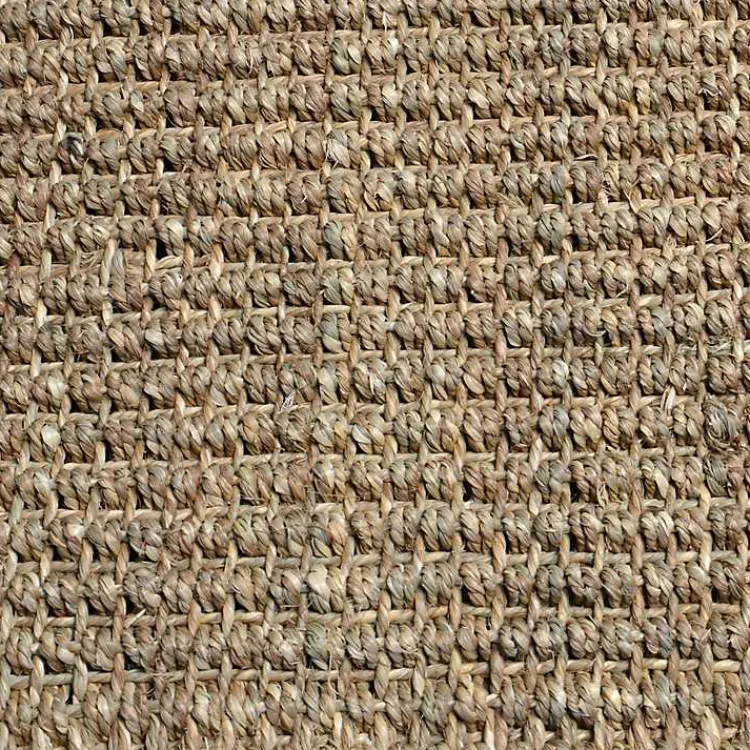 Accent Rugs-Kirklands Home Natural Handwoven Seagrass Scatter Rug Tan