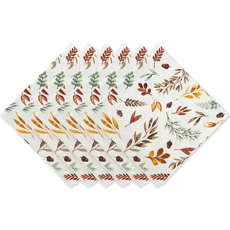 Table Linens-Kirklands Home Falling Leaves Napkins, Set of 6