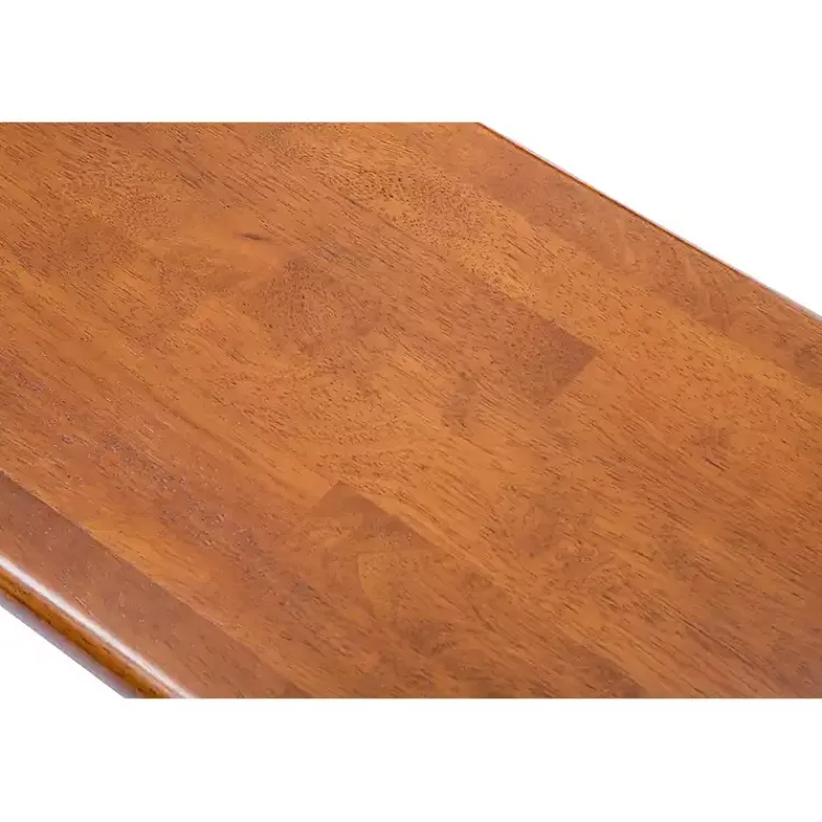 Dining Chairs-Kirklands Home Walnut Wooden Dining Bench Brown