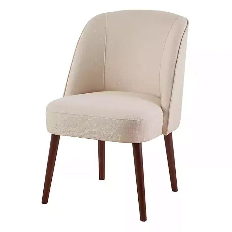 Dining Chairs-Kirklands Home Natural Wraparound Back Dining Chair Tan
