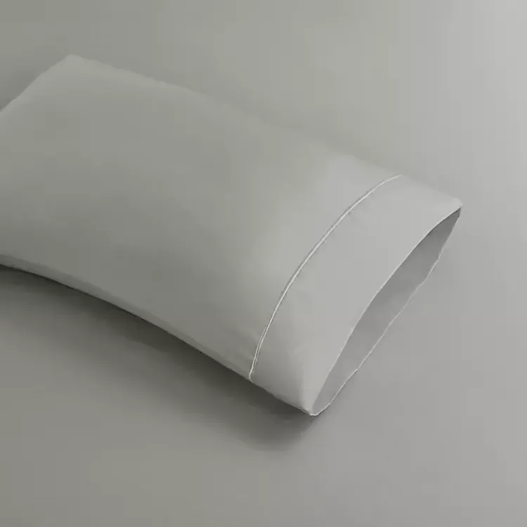 Bed Sheets-Kirklands Home Pima Cotton Sateen 4-pc. King Sheet Set Gray