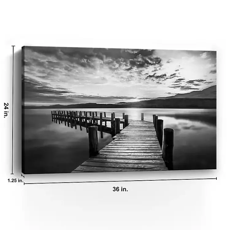 Canvas Art-Kirklands Home Evening Dock Canvas Art Print