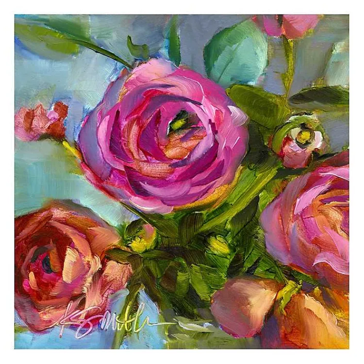 Canvas Art-Kirklands Home Roses Still Life III Canvas Art Print