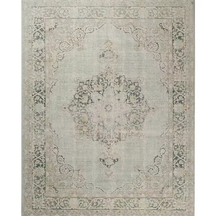 Area Rugs-Kirklands Home Sea Vintage Medallion Area Rug, 2x3 Green