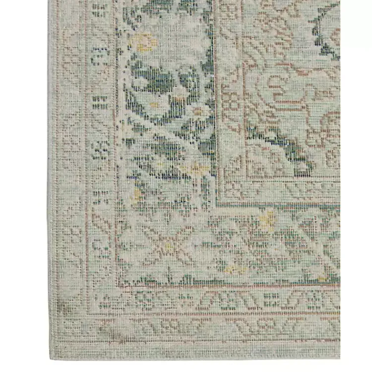 Area Rugs-Kirklands Home Sea Vintage Medallion Area Rug, 5x7 Green