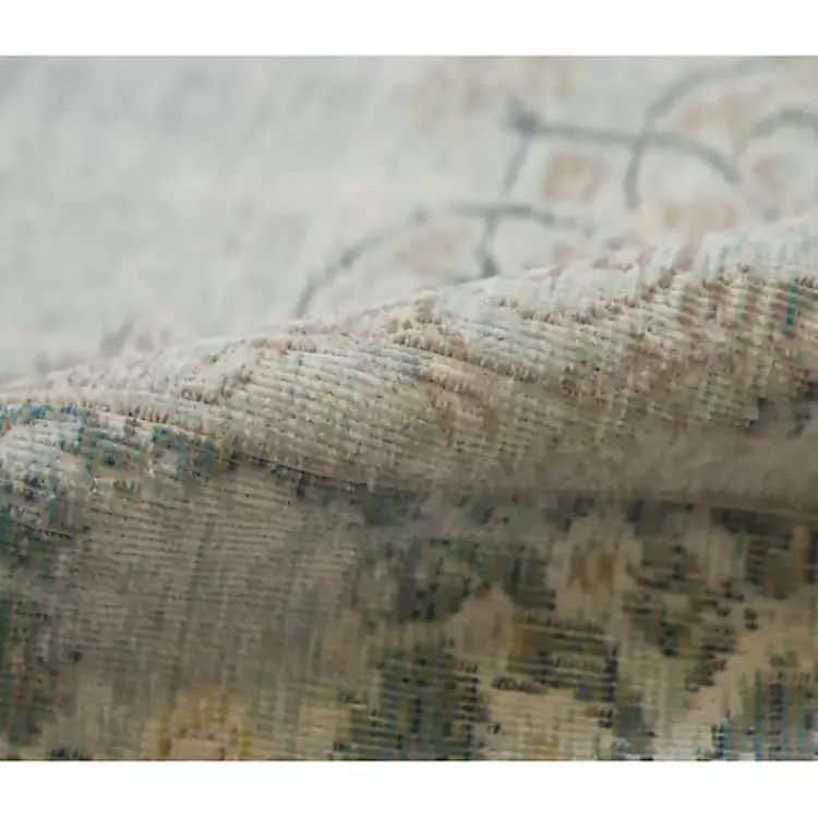 Area Rugs-Kirklands Home Sea Vintage Medallion Area Rug, 5x7 Green