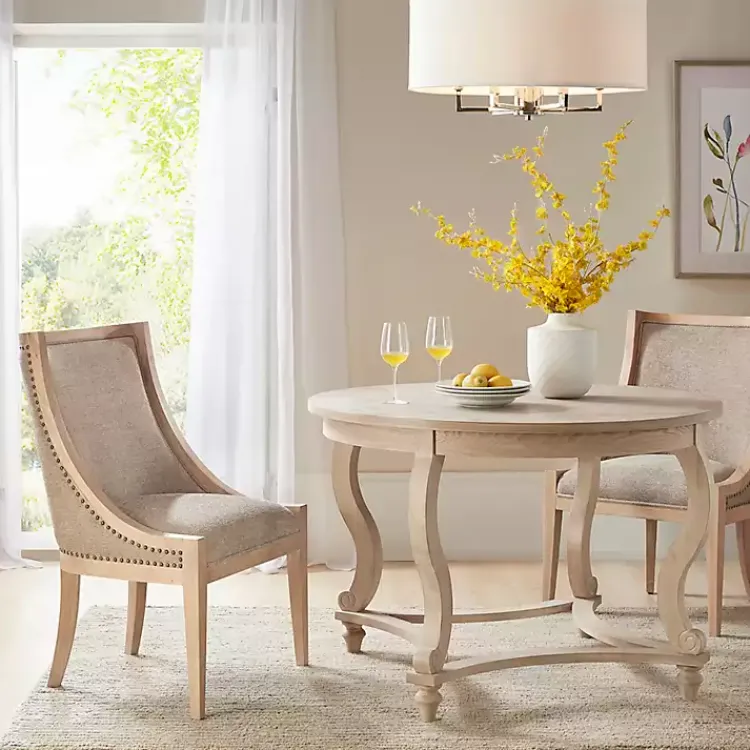 Dining Chairs-Kirklands Home Martha Stewart Swoop Back Dining Chair Tan