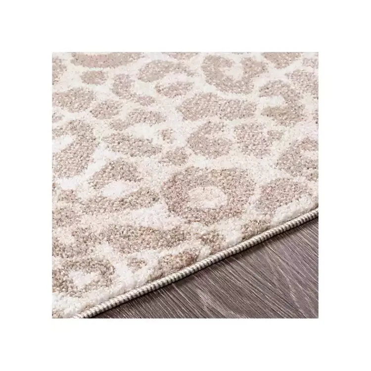 Area Rugs-Kirklands Home Toasted Brown Cheetah Print Area Rug, 7x10