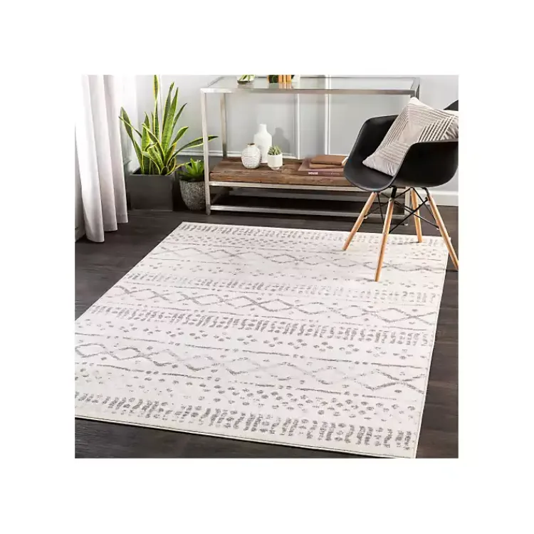 Area Rugs-Kirklands Home Toasted Brown Abstract Diamond Area Rug, 5x7