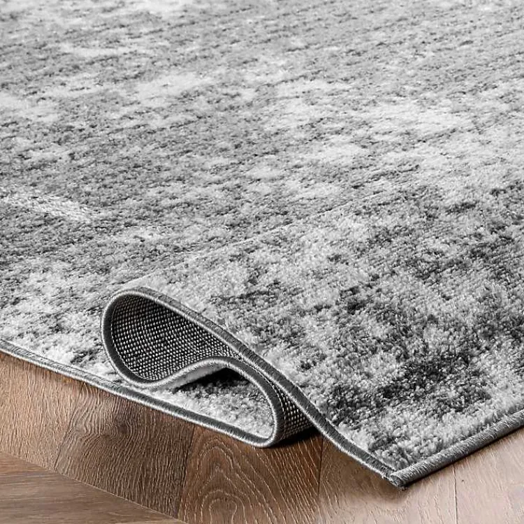 Area Rugs-Kirklands Home Gray Distressed Power Loomed Area Rug, 12x15