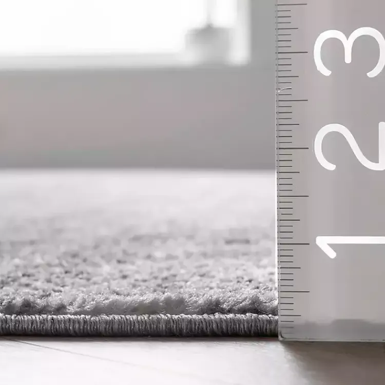 Area Rugs-Kirklands Home Gray Distressed Power Loomed Area Rug, 8x12