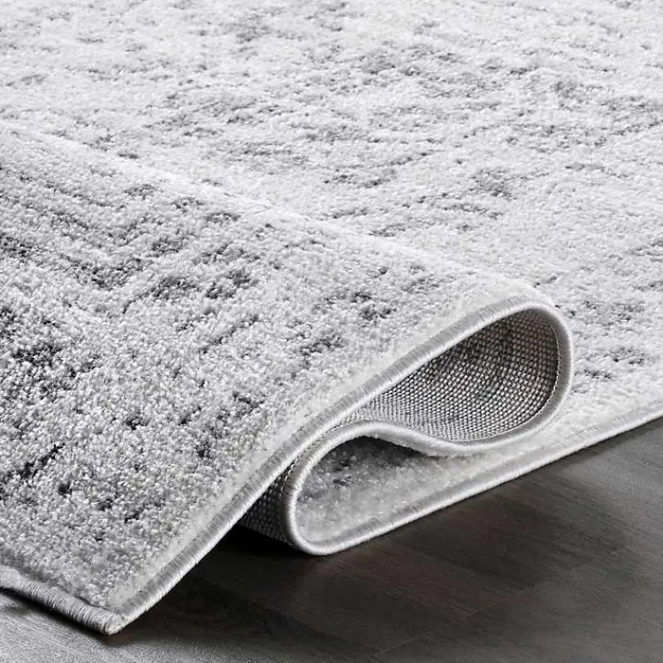 Area Rugs-Kirklands Home Gray Vintage Distressed Area Rug, 8x12