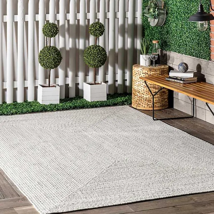 Area Rugs-Kirklands Home Braided Lefebvre Area Rug, 12x15 Ivory