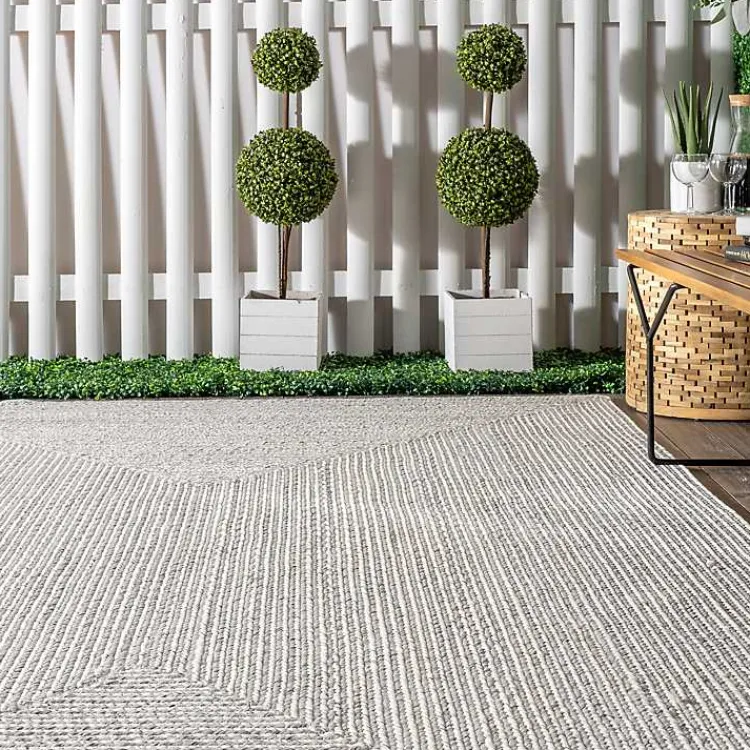 Area Rugs-Kirklands Home Braided Lefebvre Area Rug, 12x15 Ivory