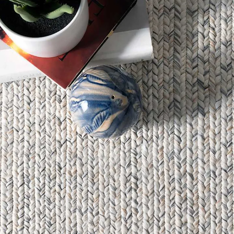 Area Rugs-Kirklands Home Braided Lefebvre Area Rug, 12x15 Ivory