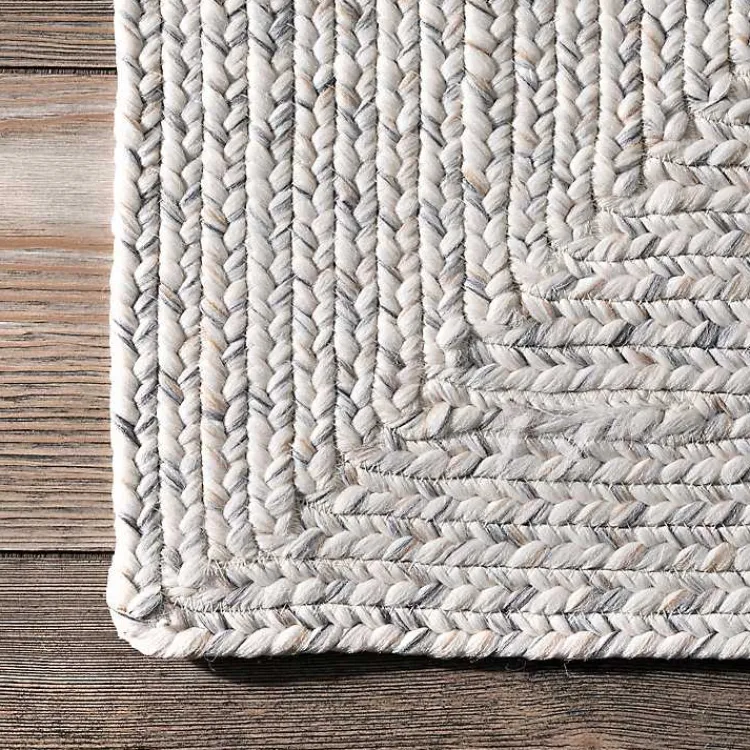 Area Rugs-Kirklands Home Braided Lefebvre Area Rug, 12x15 Ivory