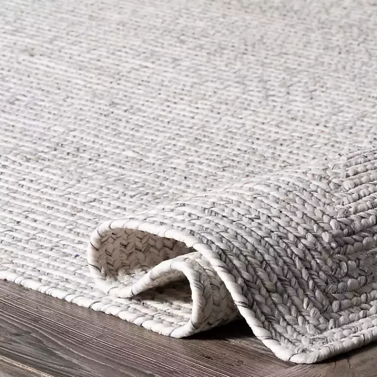 Area Rugs-Kirklands Home Ivory Braided Lefebvre Area Rug, 12x18