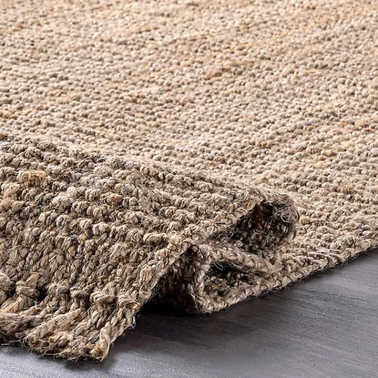 Area Rugs-Kirklands Home Hand Woven Looped Natural Jute Area Rug, 12x15