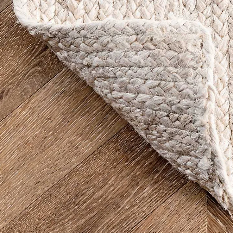 Area Rugs-Kirklands Home Hand Woven Rigo Jute Area Rug, 9x12 Ivory