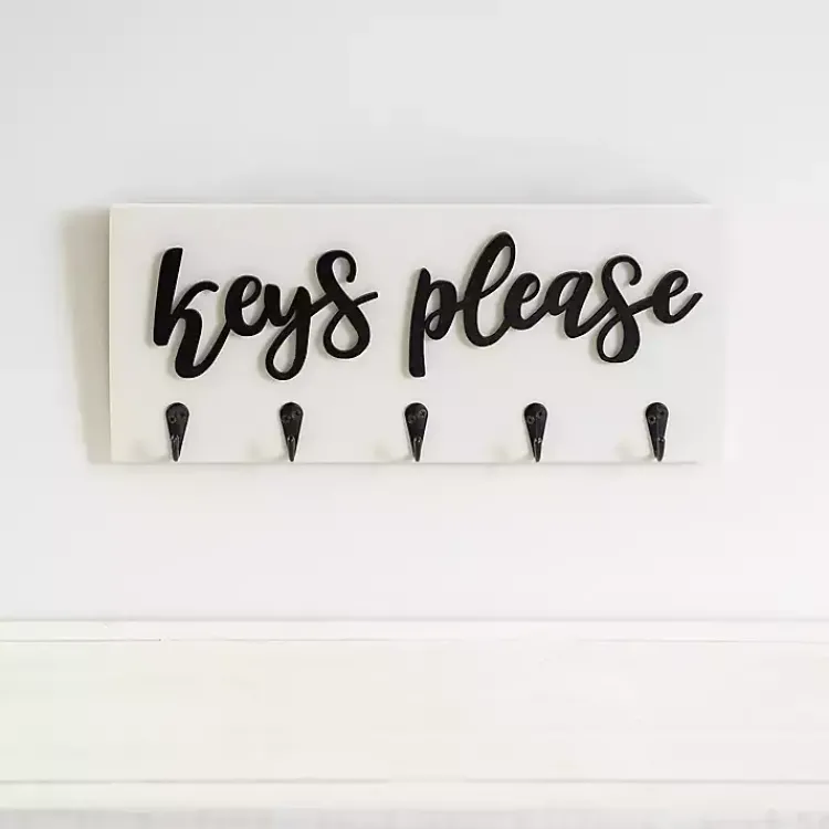 Hooks-Kirklands Home Keys Please Wooden Hooks