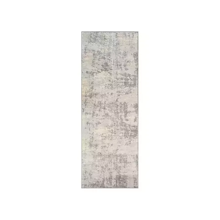 Area Rugs-Kirklands Home Abstract Woven Runner Gray