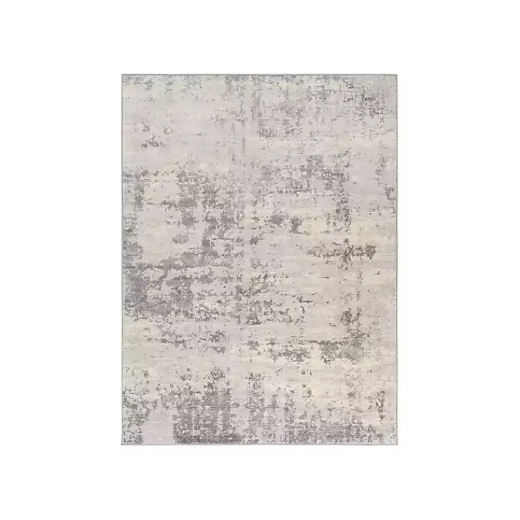 Area Rugs-Kirklands Home Gray Abstract Woven Area Rug, 5x7
