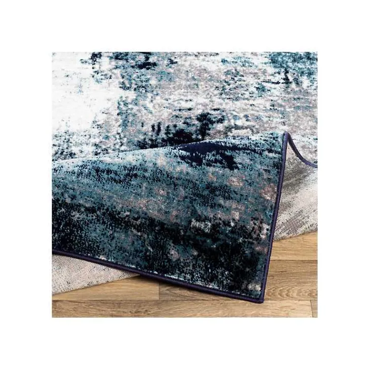 Area Rugs-Kirklands Home Blue Harper Abstract Area Rug, 5x7