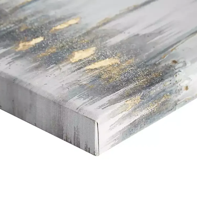 Canvas Art-Kirklands Home Blue and Gold Trees Canvas Art Prints, Set of 3