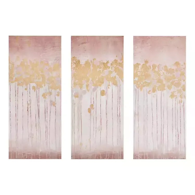 Canvas Art-Kirklands Home Twilight Forest Canvas Art Prints, Set of 3
