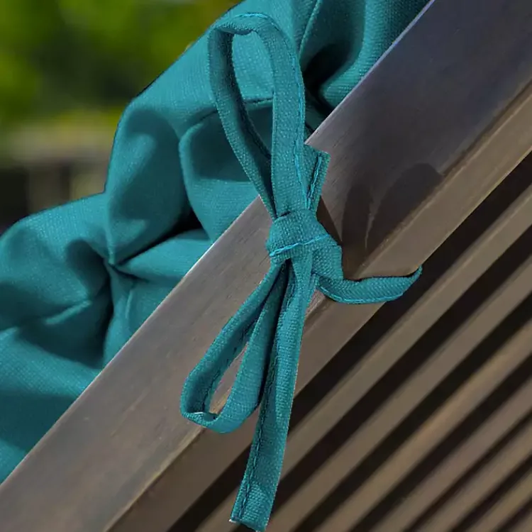 Outdoor Cushions & Pillows-Kirklands Home Lake Leala Outdoor Chaise Cushion Blue