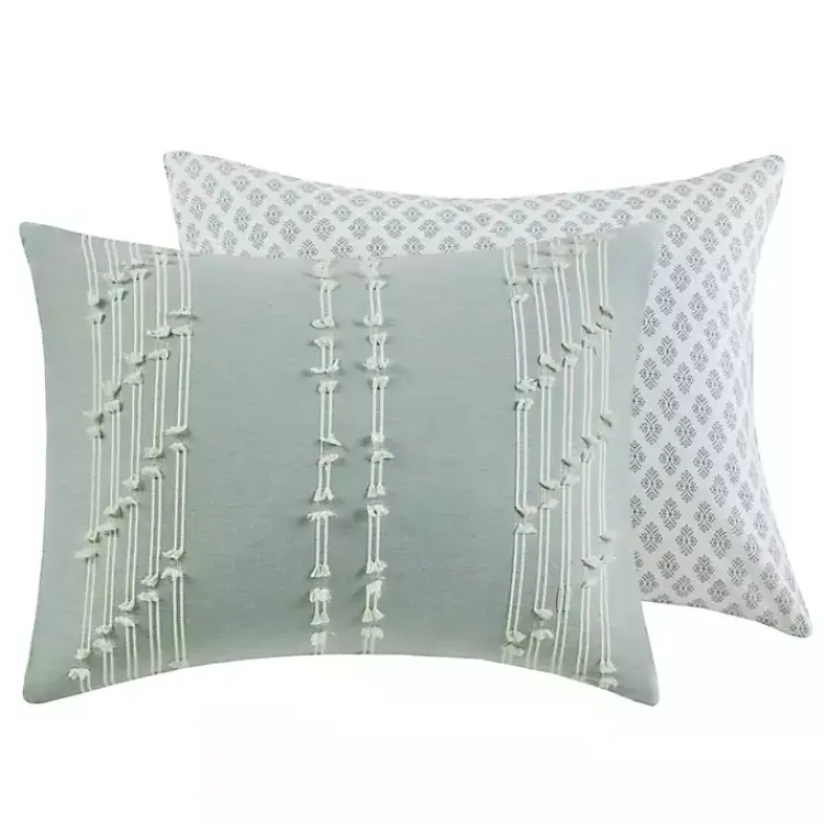 Comforters-Kirklands Home Stripe Diamond California King Comforter Set Green