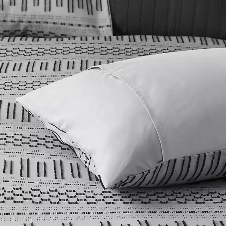 Comforters-Kirklands Home Woven Jacquard California King Comforter Set Gray