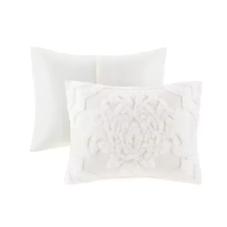 Comforters-Kirklands Home Damask Full/Queen 3-pc. Comforter Set White