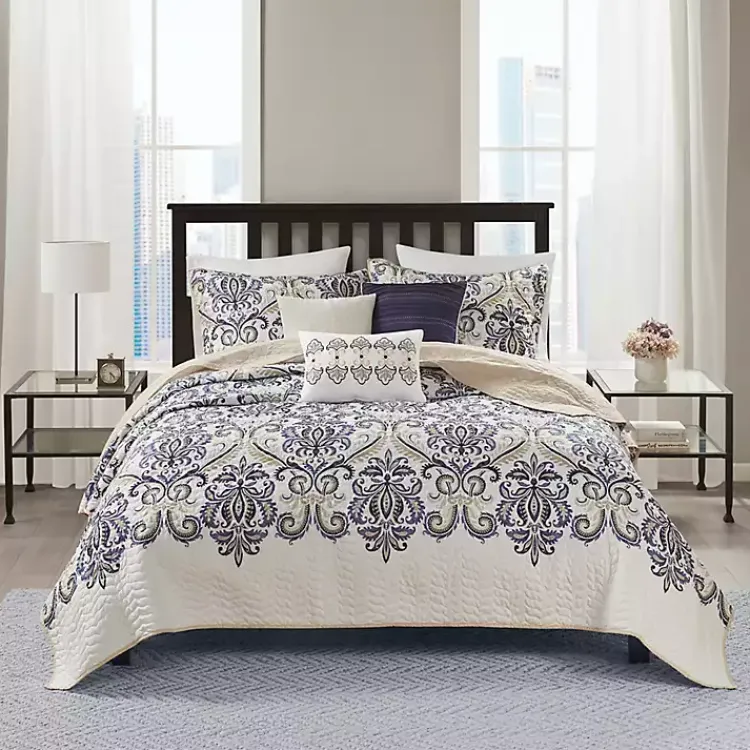 Bedspreads & Coverlets-Kirklands Home Paisley California King 6-pc. Coverlet Set