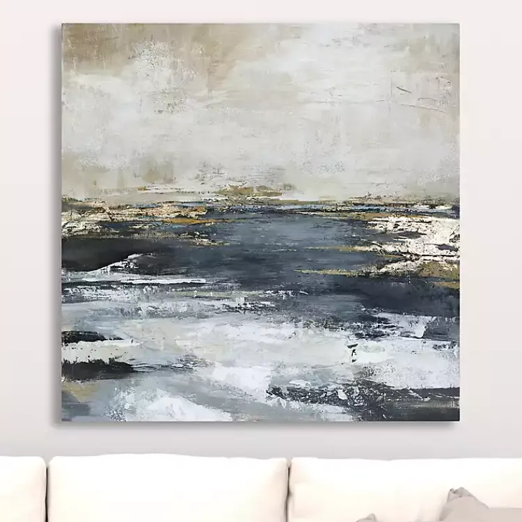 Canvas Art-Kirklands Home Blue Bay Giclee Canvas Art Print, 30x30 in.