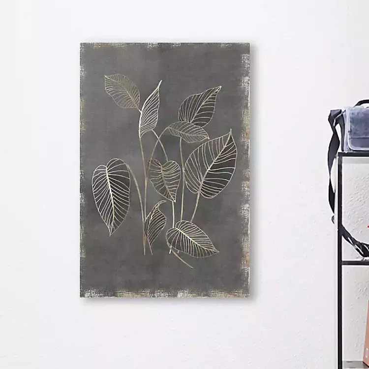 Canvas Art-Kirklands Home Gilded Botanical III Canvas Art Print