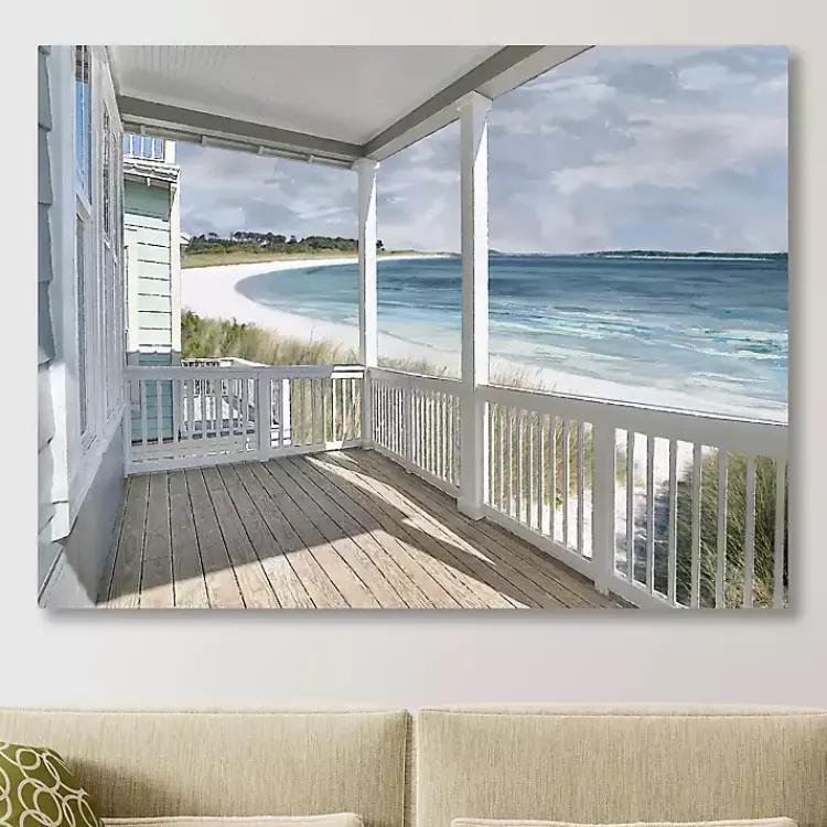 Canvas Art-Kirklands Home Ocean View Canvas Art Print, 40x30 in.