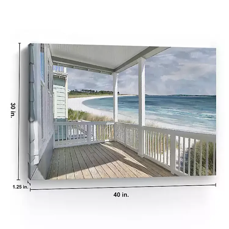 Canvas Art-Kirklands Home Ocean View Canvas Art Print, 40x30 in.