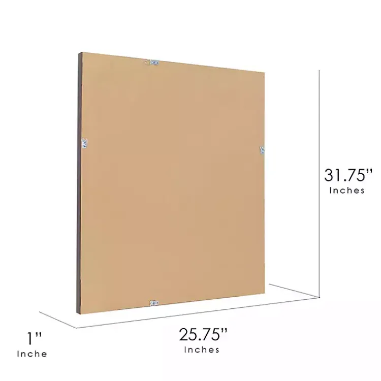 Decorative Mirrors-Kirklands Home Oil Rubbed Bronze Beveled Framed Wall Mirror