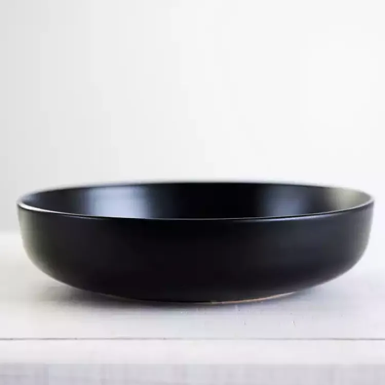 Dinnerware-Kirklands Home Matte Simple Things Dinner Bowl Black