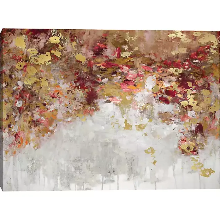 Canvas Art-Kirklands Home Robbins Charmed Gold Canvas Art Print