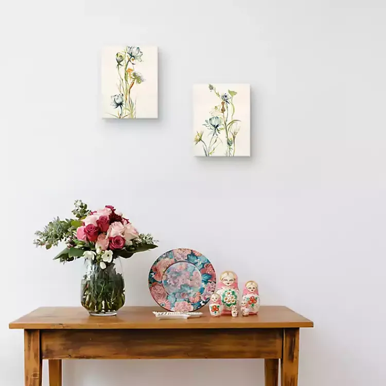 Canvas Art-Kirklands Home Jardine Late Summer Canvas Art Prints, Set of 2