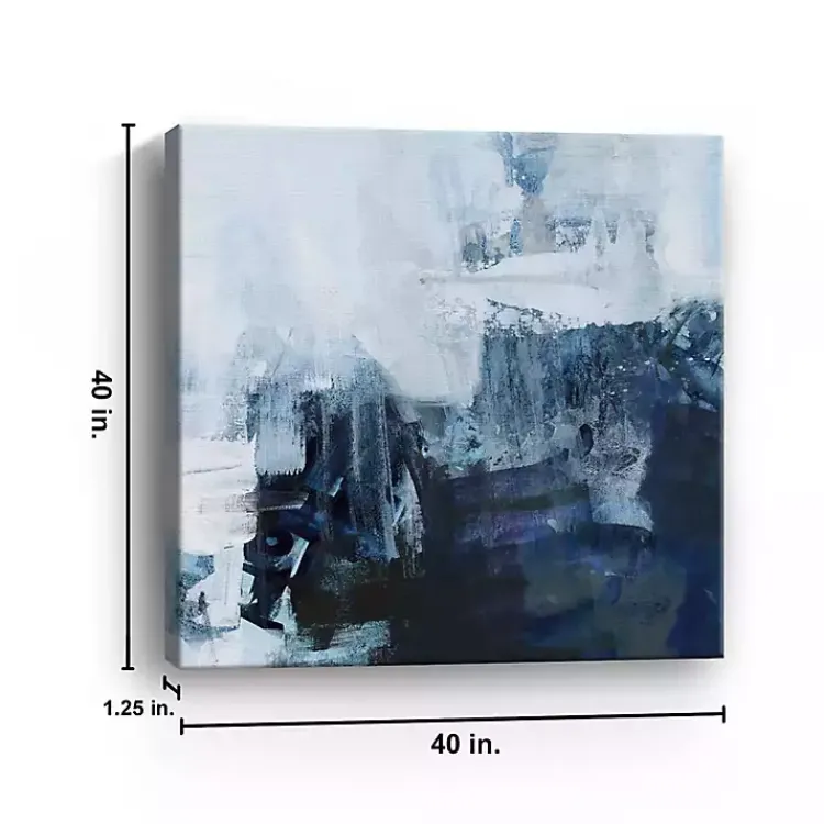 Canvas Art-Kirklands Home River in Time I Canvas Art Print, 40x40 in.