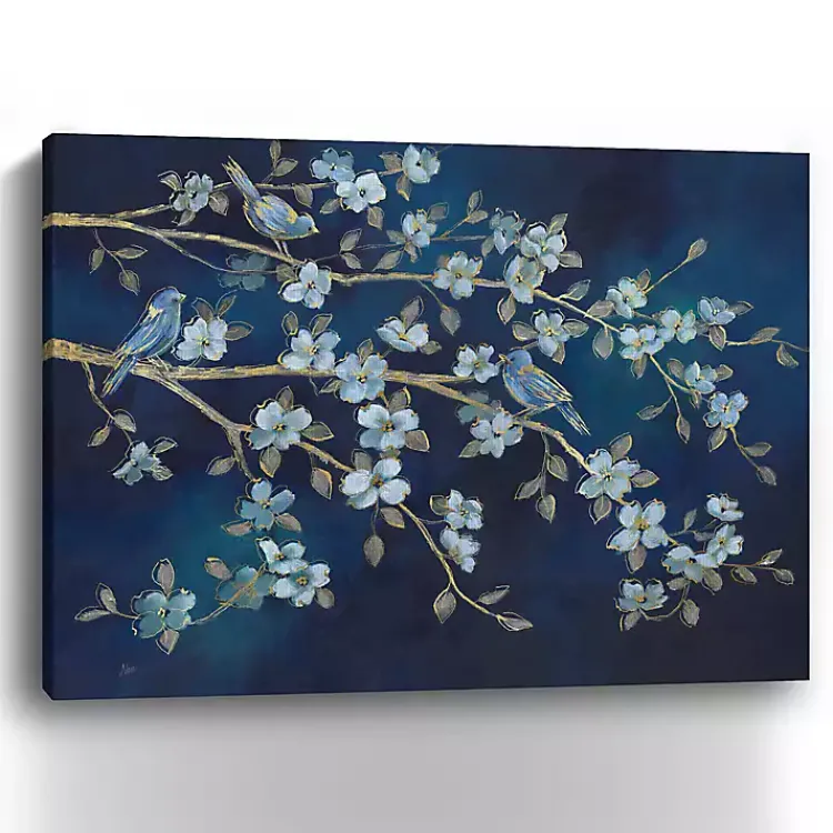 Canvas Art-Kirklands Home Bluebird Conference Giclee Canvas Print, 40x30 in.