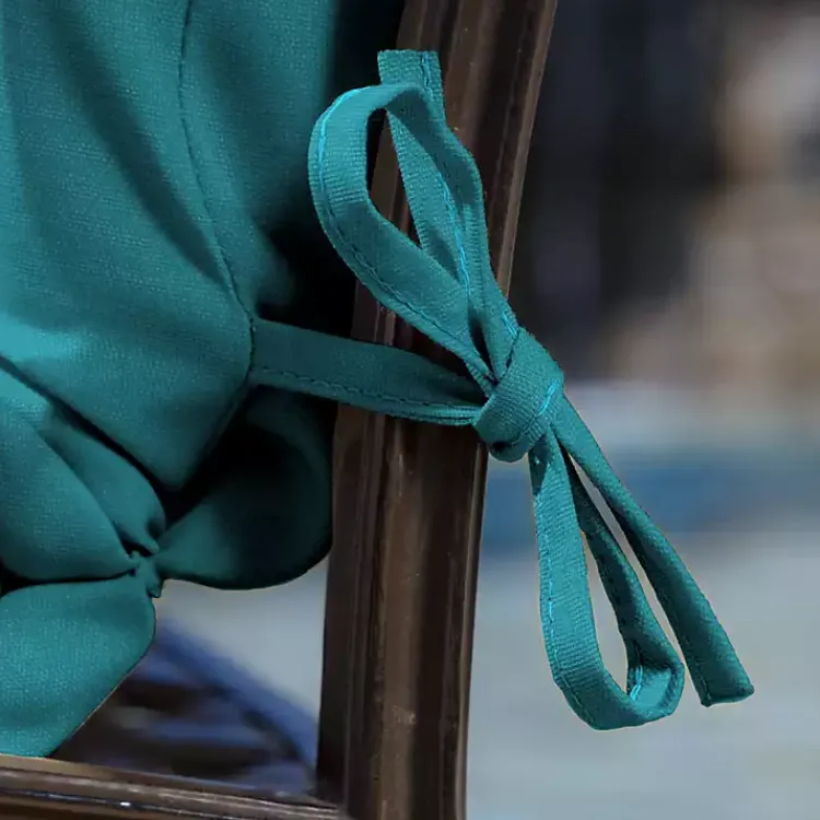 Outdoor Cushions & Pillows-Kirklands Home Lake Leala Luxe Outdoor Dining Chair Cushion Blue