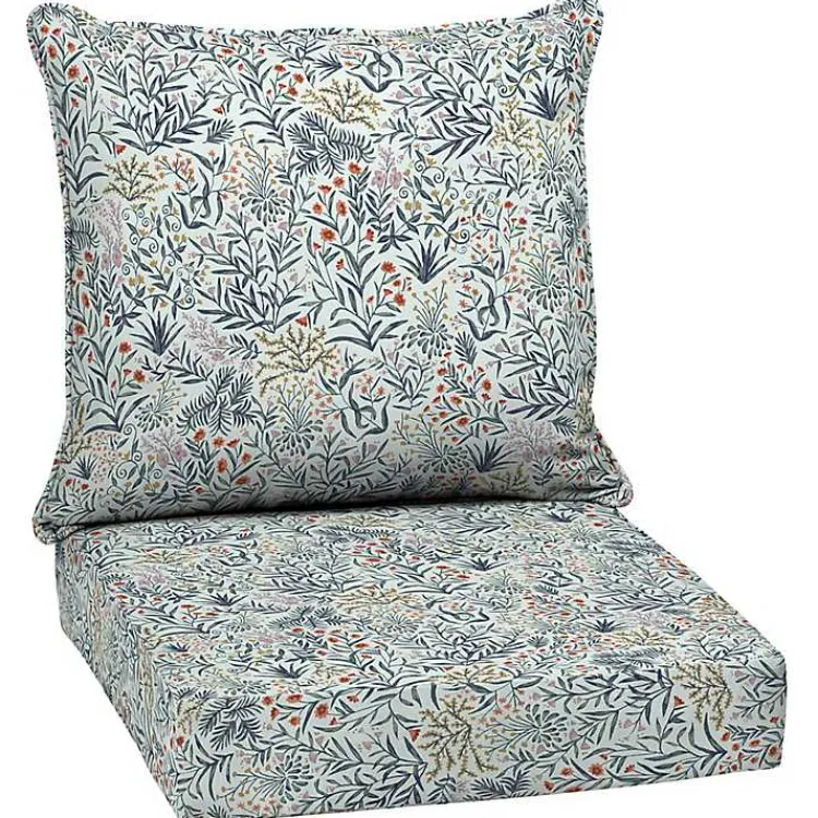 Outdoor Cushions & Pillows-Kirklands Home Millennial Leaf 2-pc. Outdoor Deep Seat Cushion