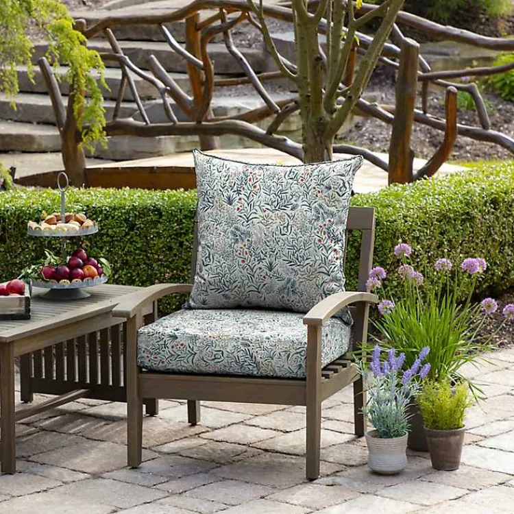 Outdoor Cushions & Pillows-Kirklands Home Millennial Leaf 2-pc. Outdoor Deep Seat Cushion