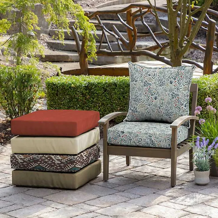 Outdoor Cushions & Pillows-Kirklands Home Millennial Leaf 2-pc. Outdoor Deep Seat Cushion