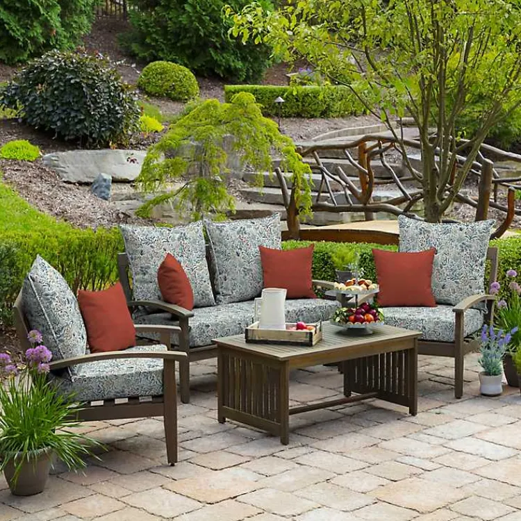 Outdoor Cushions & Pillows-Kirklands Home Millennial Leaf 2-pc. Outdoor Deep Seat Cushion